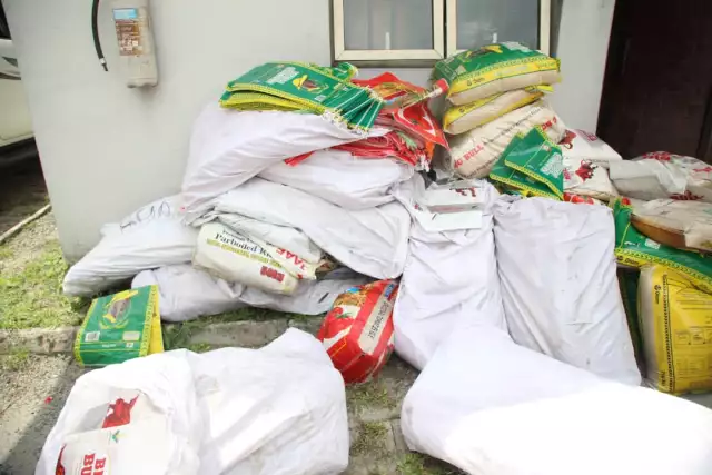 NAFDAC Confiscates 120 Bags Of Fake Rice In Rivers NAFDAC Confiscates 120 Bags Of Fake Rice In Rivers
