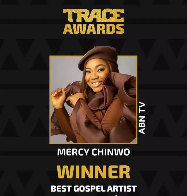 Mercy Chinwo Wins Best Gospel Artist At Trace Awards Mercy Chinwo Wins Best Gospel Artist At Trace Awards