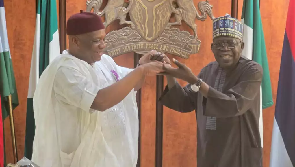 Senator Orji Kalu Pays Courtesy Visit To President Tinubu (Photos) Senator Orji Kalu Pays Courtesy Visit To President Tinubu (Photos)