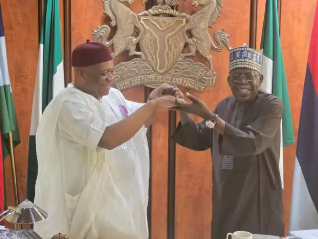 Senator Orji Kalu Pays Courtesy Visit To President Tinubu (Photos) Senator Orji Kalu Pays Courtesy Visit To President Tinubu (Photos)