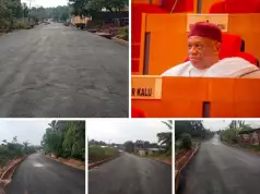 Community Leader Ikoro, Hails Senator Kalu On Completion Of Alayi Road Project (Photos) Community Leader Ikoro, Hails Senator Kalu On Completion Of Alayi Road Project (Photos)
