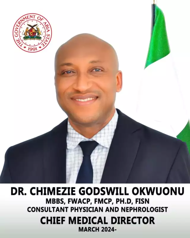 Dr. Okwuonu Marks One Year As CMD Of Abia Specialist Hospital, Highlights Key Achievements Dr. Okwuonu Marks One Year As CMD Of Abia Specialist Hospital, Highlights Key Achievements