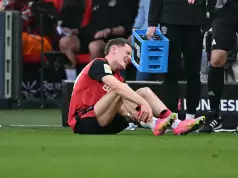 Leverkusen’s Florian Wirtz Sidelined With Ankle Injury Leverkusen’s Florian Wirtz Sidelined With Ankle Injury