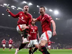 Fernandes Hat-trick Fires Man Utd Into Europa League Quarterfinals Fernandes Hat-trick Fires Man Utd Into Europa League Quarterfinals