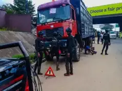 NSCDC Seizes Truck Carrying 70,000 Litres Of Stolen Crude In Rivers NSCDC Seizes Truck Carrying 70,000 Litres Of Stolen Crude In Rivers