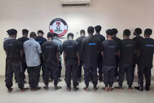 17 Suspects Arrested By NSCDC Over Killing Of Officer, Oil Facility Attacks 17 Suspects Arrested By NSCDC Over Killing Of Officer, Oil Facility Attacks