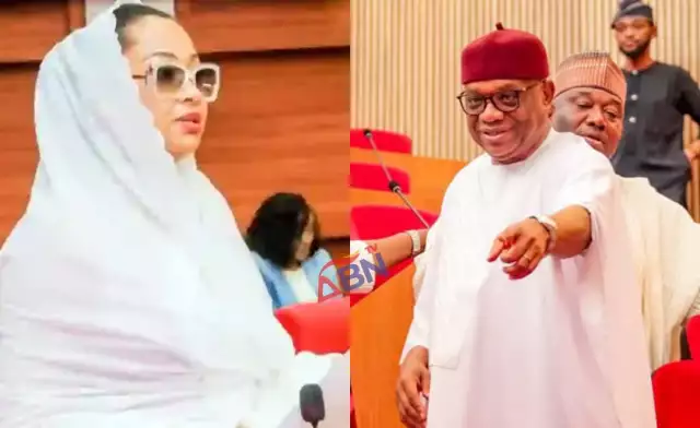 Senator Kalu Advocates For Senator Natasha’s Aides Amid Suspension Sanctions (Video) Senator Kalu Advocates For Senator Natasha’s Aides Amid Suspension Sanctions (Video)