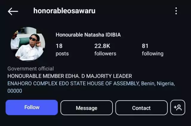 Natasha Osawaru Adds Idibia To Her Name On Instagram Natasha Osawaru Adds Idibia To Her Name On Instagram