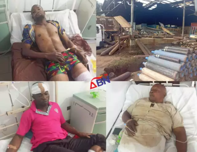 Gas Explosion Hits Inner Galaxy Company In Abia, Leaving 2 Dead, 10 Hospitalized (Photos) Gas Explosion Hits Inner Galaxy Company In Abia, Leaving 2 Dead, 10 Hospitalized (Photos)