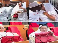 Sexual Harassment: Senator Natasha Kisses Husband In Senate Chamber (Video) Sexual Harassment: Senator Natasha Kisses Husband In Senate Chamber (Video)