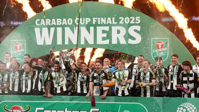 Newcastle Defeats Liverpool In League Cup Final, Claims First Trophy In 56 Years Newcastle Defeats Liverpool In League Cup Final, Claims First Trophy In 56 Years