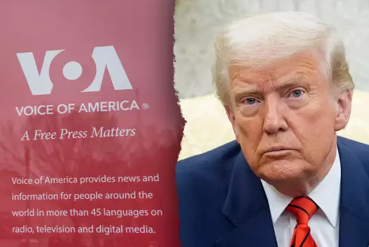 Trump Launches Mass Layoffs At Voice Of America Trump Launches Mass Layoffs At Voice Of America
