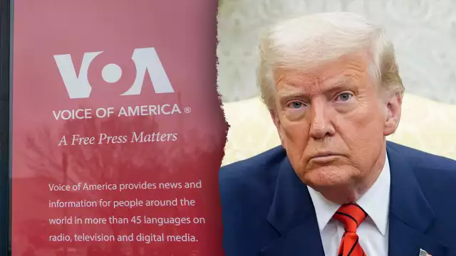 Trump Launches Mass Layoffs At Voice Of America Trump Launches Mass Layoffs At Voice Of America
