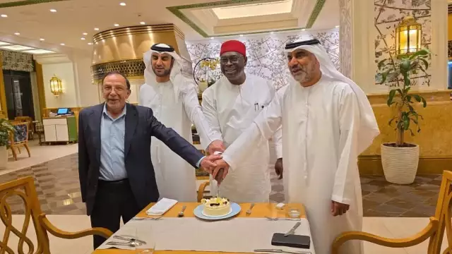 Emirates Prince Hosts Sir Chikwe Udensi To Royal Birthday Dinner At Emirates Palace, Abu Dhabi (Photos) Emirates Prince Hosts Sir Chikwe Udensi To Royal Birthday Dinner At Emirates Palace, Abu Dhabi (Photos)