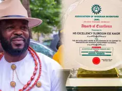 NBM of Africa Worldwide President, Olorogun Ese Kakor, Honoured With Award Of Excellence By Nigerian Inventors’ Body NBM of Africa Worldwide President, Olorogun Ese Kakor, Honoured With Award Of Excellence By Nigerian Inventors' Body