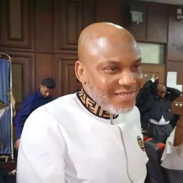 UPDATE: Nnamdi Kanu Arrives at Federal High Court For Cross-Examination Of Government Witness (Video) "I Founded IPOB For The Good Of Ndi Igbo" - Nnamdi Kanu