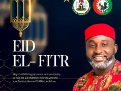 Hon. Amobi Ogah Felicitates With Muslims On Eid El-Fitr, Calls For Unity, Religious Tolerance Hon. Amobi Ogah Felicitates With Muslims On Eid El-Fitr, Calls For Unity, Religious Tolerance