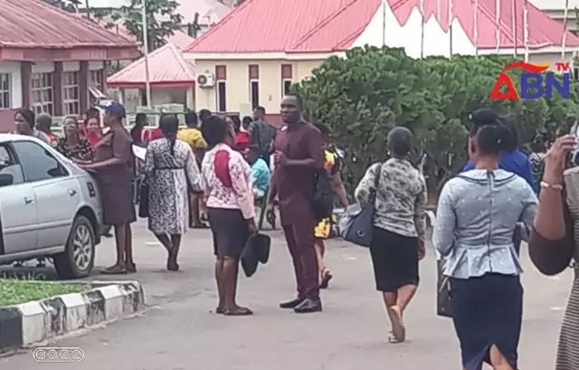 Abia Teachers Recruitment, Oral Interview Ongoing In Umuahia (Photos) Abia Teachers Recruitment, Oral Interview Ongoing In Umuahia (Photos)