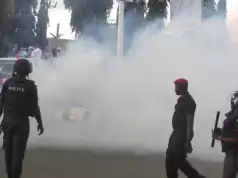 Cybercrime Act, Emergency Rule Protest: Police Clash With Protesters In Abuja, Port Harcourt Cybercrime Act, Emergency Rule Protest: Police Clash With Protesters In Abuja, Port Harcourt