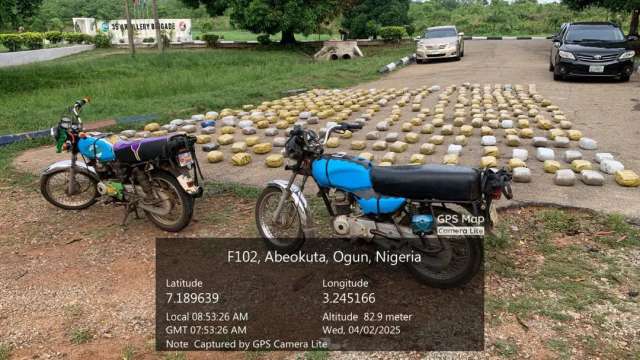 Army Foils Drug Smuggling Operation In Ogun Army Foils Drug Smuggling Operation In Ogun