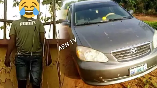 32-Year-Old Man Hangs Self With Belt After Parking His Car On Roadside In Abia (Photos) 32-Year-Old Man Hangs Self With Belt After Parking His Car On Roadside In Abia (Photos)