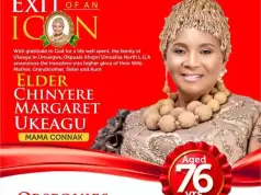 Celebration Of Life For A Great Woman: Elder Chinyere Margret Ukeagu (Mama CONNAK) Celebration Of Life For A Great Woman: Elder Chinyere Margret Ukeagu (Mama CONNAK)