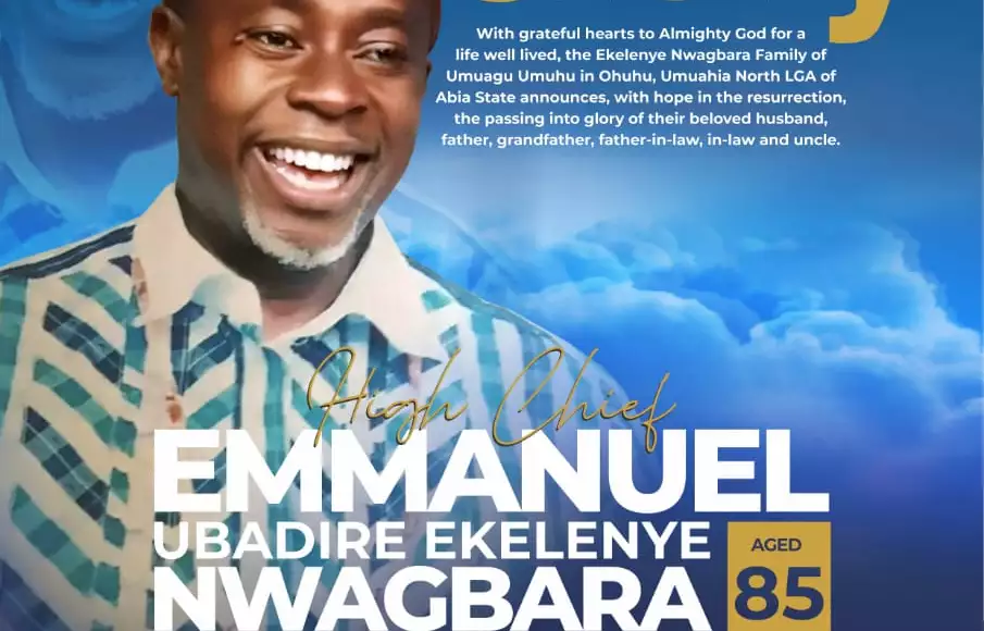 Enyioha Goes Home: High Chief Emmanuel Nwagbara Set For Burial 24th May