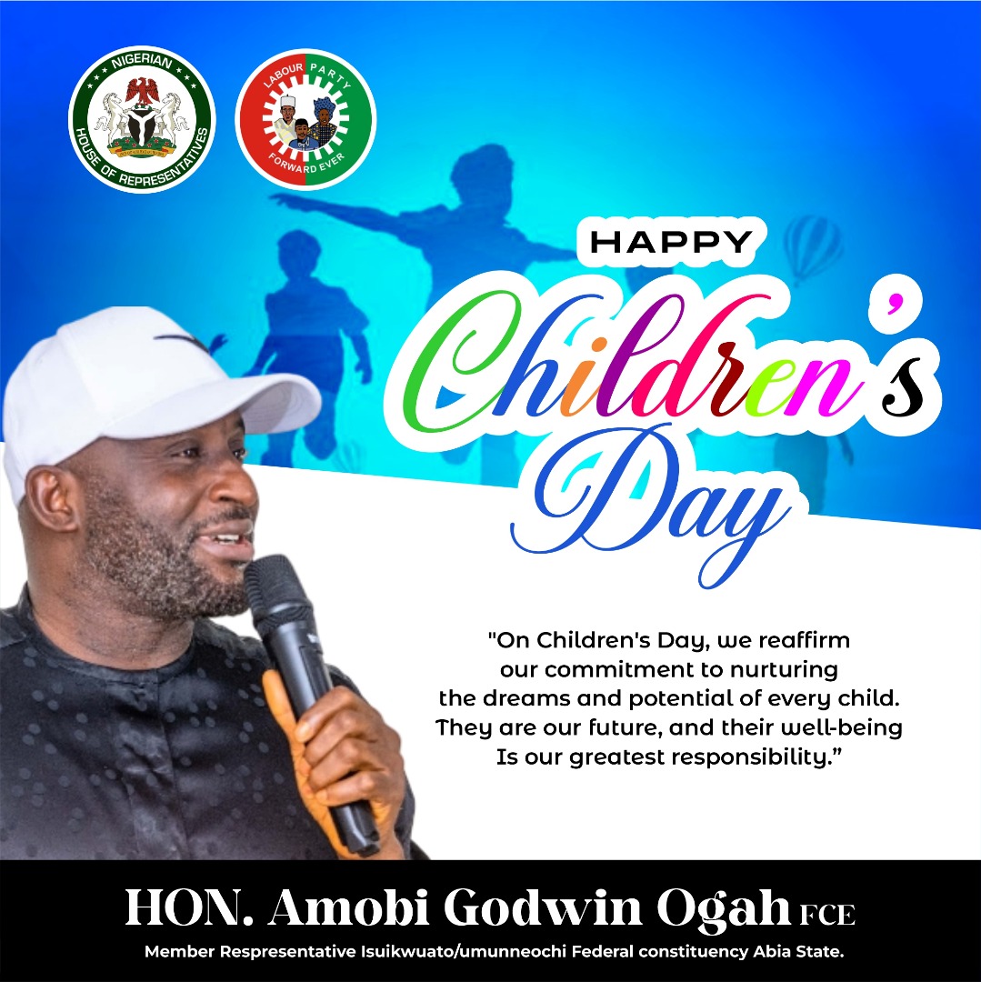 Hon. Amobi Ogah Celebrates Children In 2025 Children's Day