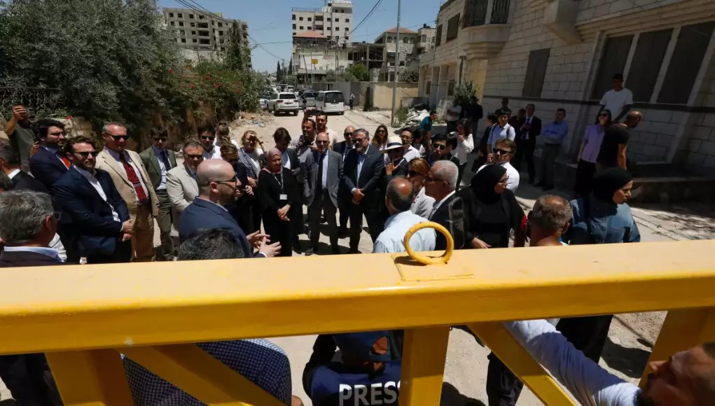 Israeli Forces Open Fire During Diplomats’ Visit To West Bank