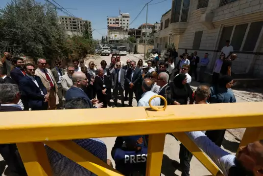Israeli Forces Open Fire During Diplomats’ Visit To West Bank Israeli Forces Open Fire During Diplomats’ Visit To West Bank