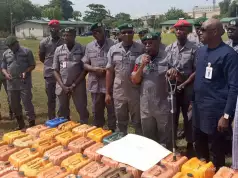 Nigerian Customs Intercepts 1,577 Jerry Cans Of Smuggled Petrol Nigerian Customs Intercepts 1,577 Jerry Cans Of Smuggled Petrol