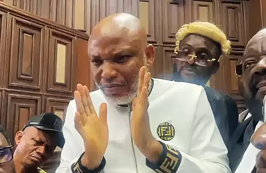 Diaspora Group Blasts Igbo Leaders, Demands Nnamdi Kanu’s Immediate Release, End To K!llings "No Court Approved My Detention" – IPOB Leader, Nnamdi Kanu Stands Firm As Court Adjourns Till May 29