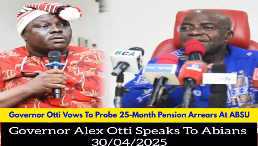 Governor Otti Vows To Investigate Alleged 25-Month Pension Arrears Owed ABSU Retirees (VIDEO)