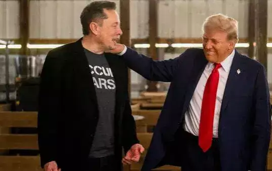 Trump Hails Musk Amid Exit Plans Musk-Trump Public Feud Triggers $150bn Tesla Stock Fall