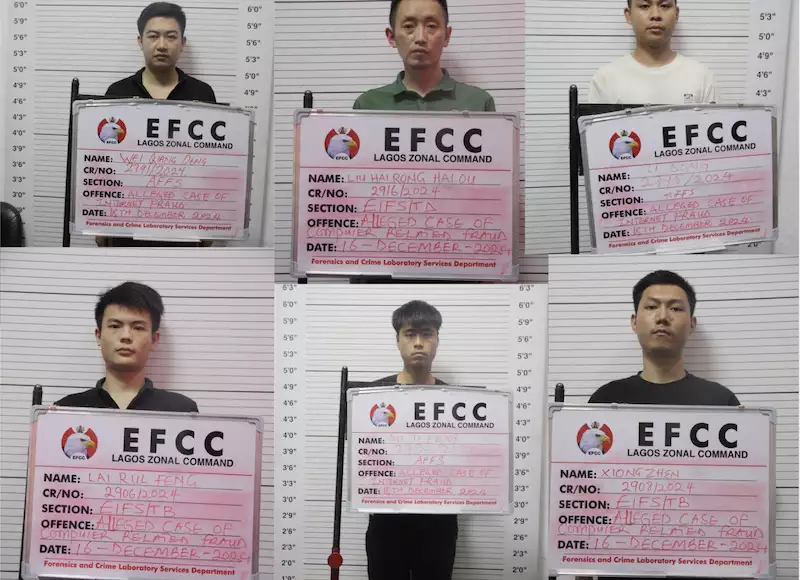 Lagos Court Convicts Nine Chinese Over Cybercrime Offenses