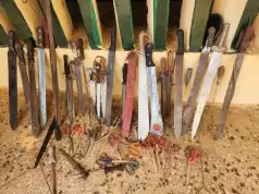 Kaduna Police Arrest 27 Suspects, Recover Weapons, Drugs In Kawo Raid Kaduna Police Arrest 27 Suspects, Recover Weapons and Drugs in Kawo Raid