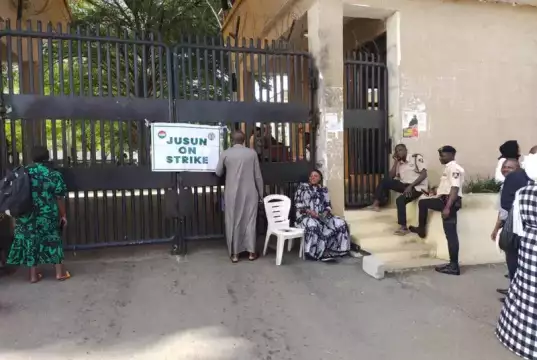 Strike Action: Judiciary Workers Shut Out Judges, Lawyers, Litigants From Federal High Court Strike Action: Judiciary Workers Shut Out Judges, Lawyers, Litigants From Federal High Court