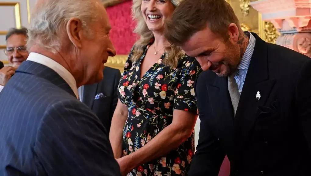 King-Charles-III-with-David-Beckham David Beckham Knighted By King Charles III In 2025 Birthday Honours