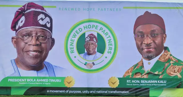 Deputy Speaker Kalu Defends Tinubu’s Commitment To Ndigbo At Renewed Hope Partners Inauguration (Photos, Video) Deputy Speaker Kalu Defends Tinubu's Commitment To Ndigbo At Renewed Hope Partners Inauguration (Photos, Video)