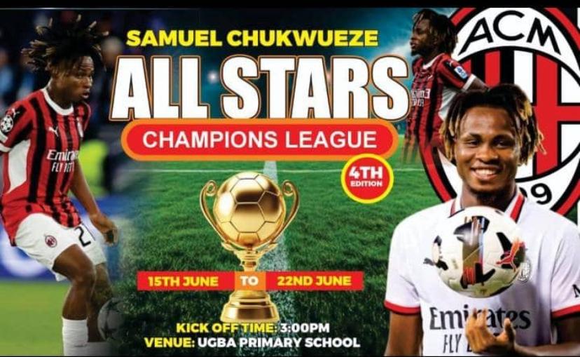 Samuel Chukwueze Flags Off 4th All Stars Champions League In Abia