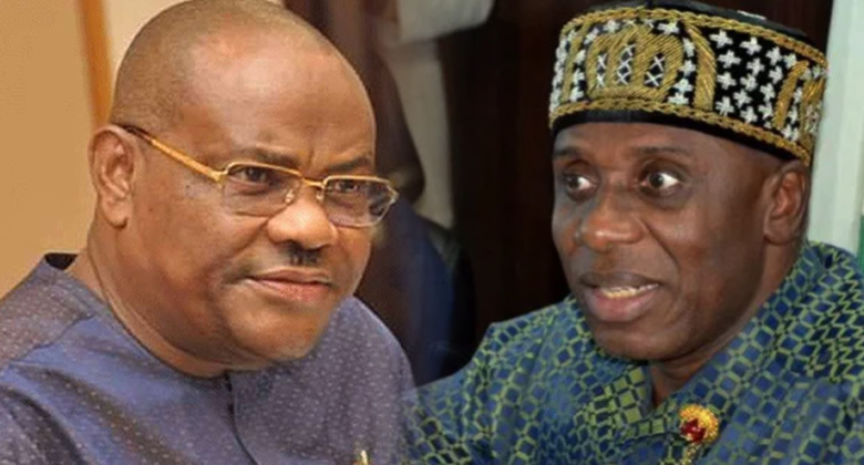 Wike-and-Amaechi Wike Slams Amaechi Over 'Hunger' Comment, Says “He’s Hungry For Power, Not Food”