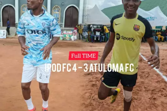 IPOD FC Advances To Finals After Penalty Shootout Thriller Against Atuloma FC in Samuel Chukwueze All Stars League (Photos + Video) IPOD FC Advances To Finals After Penalty Shootout Thriller Against Atuloma FC in Samuel Chukwueze All Stars League (Photos + Video)