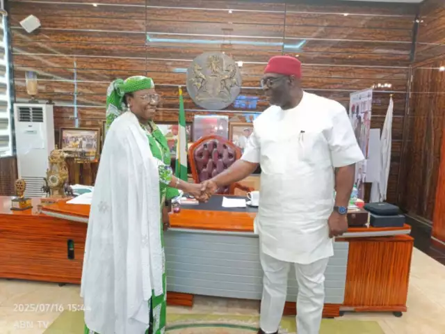 NCWS National President, Mrs Azura, Pays Courtesy Visit To Sir Chikwe Udensi In Abuja (Photos) NCWS National President, Mrs Azura, Pays Courtesy Visit To Sir Chikwe Udensi In Abuja (Photos)