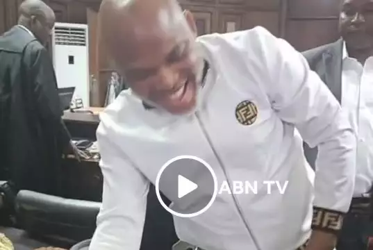Nnamdi Kanu Arrives At Federal High Court Abuja For Trial Amid Strict Access Control (Video) Nnamdi Kanu Arrives At Federal High Court Abuja For Trial Amid Strict Access Control (Video)
