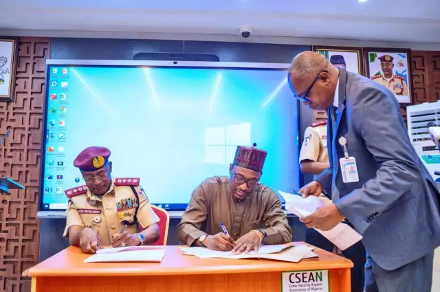 NSIB, FRSC Sign MoU To Enhance Road Safety NSIB, FRSC Sign MoU To Enhance Road Safety