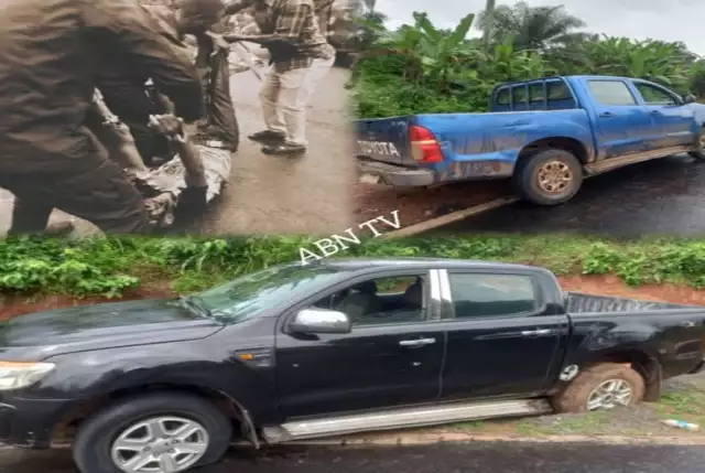 Gunmen In Army Uniform Reportedly Kill Soldier, Driver In Abia Construction Site Attack (Photos) Gunmen In Army Uniform Reportedly Kill Soldier, Driver In Abia Construction Site Attack (Photos)