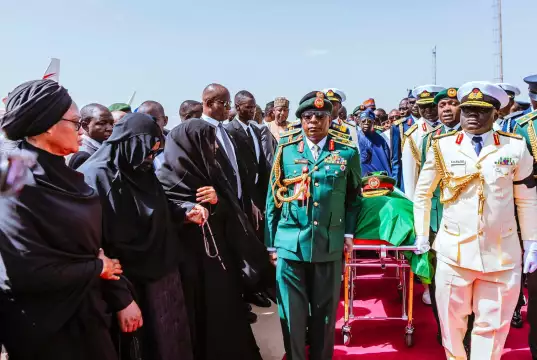 Remains Of Late Buhari Arrives At Daura Residence Remains Of Late Buhari Arrives At Daura Residence