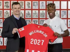 Nico Williams Signs New Athletic Contract Amid Transfer Twist Nico Williams Signs New Athletic Contract In Transfer Twist