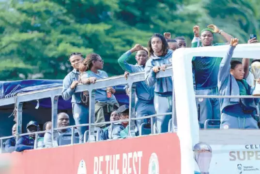 Super Falcons Holds WAFCON Trophy Parade In Lagos CAF Awards 2025: Super Falcons Awarded National Team of the Year