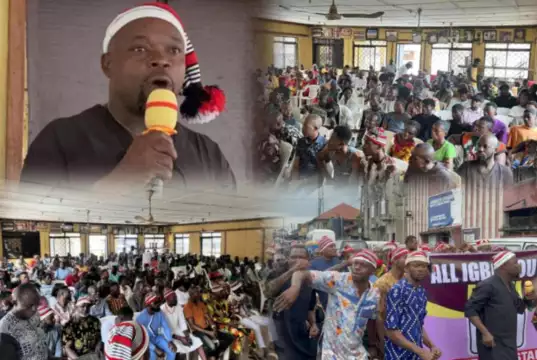 ‘We Can No Longer Be Silent’ — Southeast Youth Leaders Demand Immediate Release Of Nnamdi Kanu (VIDEO) 'We Can No Longer Be Silent' — Southeast Youth Leaders Demand Immediate Release Of Nnamdi Kanu